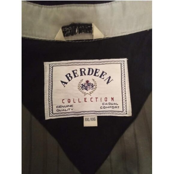 ABERDEEN Collection Vintage Black Zip Front Members Only Jacket Sz XXL - Picture 7 of 10